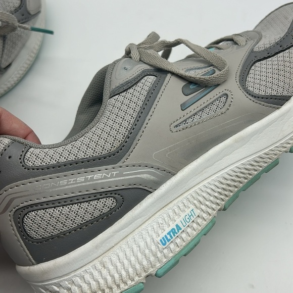Skechers Go Run Consistent Performance Sneakers Women's 11‎ Gray 128075W - Picture 8 of 10